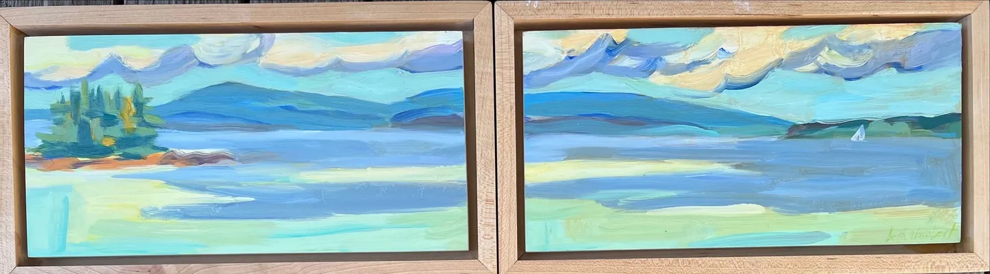 Serenity Diptych 8x14 SOLD